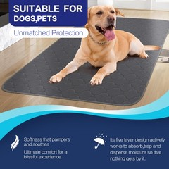 4 PCS 18×24 Inch Kids Pee Pads Washable Waterproof Bedwetting Incontinence