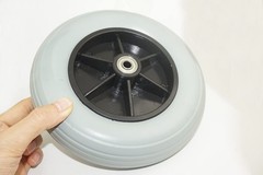 Solid Rubber Caster Wheel 8×2 Inch Wheelchair Powerchair Replacement