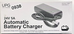 UPG Wheelchair Sealed Lead-Acid Battery Charger No. 71642 Model 24BC5000T-4