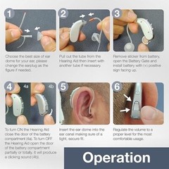 MD Hearing Aid Battery Operated Set 13a Battery