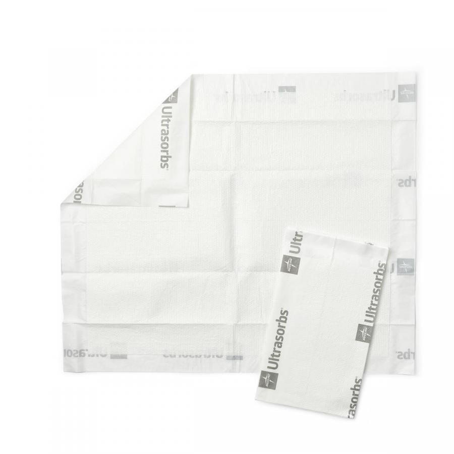 Medline Ultrasorbs Premium Underpads 30×36″ Disposable Extra Absorb, 5 Ct
