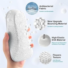 Height Increase Insoles Men Women Invisible Heel Lift Taller Shoe Inserts 1 Pair
