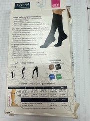 Medi Duomed Advantage Compression Socks Closed Toe Calf Black 20-30 XL RC25254