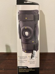 FUTURO Hinged Knee Brace Adjustable size – 1ct NEW OB