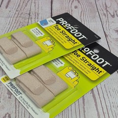 2 Pack- Profoot Toe Straight Hammertoe Wrap Comfortable One Size Fits All Gentle