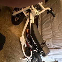 Foldable Electric 4-Wheel Mobility Scooter w/ Seat, Handlebars, Battery Pack