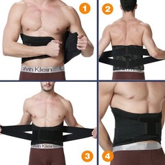 Adjustable Lumbar Back Brace-Pain Relief for Lower Back, Herniated Disc, Scolios