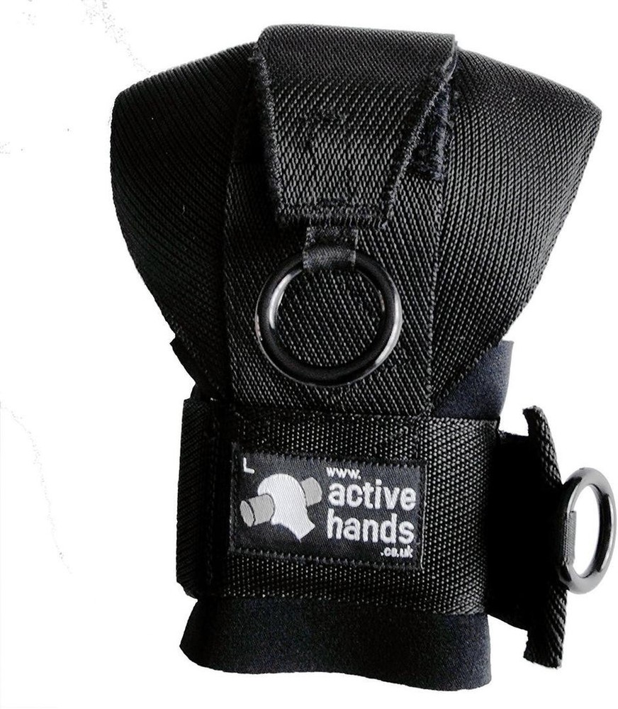 Active Hands Limb Difference Gripping Aid | Standard Size For Right Hand | Black