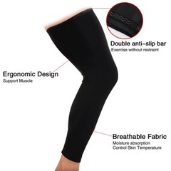 Full Leg Compression Sleeve Thigh Calf Knee Brace Support Pain Relief Sport Sock