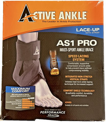 Active Ankle AS1 Pro Lace Up Ankle Brace Protection & Sprain Injury Sport Small