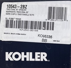 KOHLER ADA Compliant Grab Bar 32″ Oil Rubbed Bronze