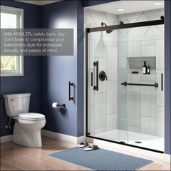 Kohler Arsdale 9 in. Grab Assist Bar – Oil-Rubbed Bronze Bathroom Safety Rail