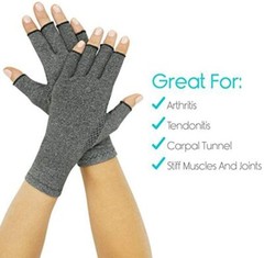 1 PAIR Copper Arthritis Compression Gloves Hand Support Joint Pain Relief USA