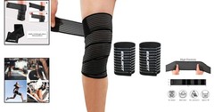Versatile Elastic Compression Knee & Ankle Bandages for Sports & Everyday Use