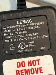 Acorn Stairlift Charger, Transformer Adapter for Acorn Stair Lift 15V AC,B4 2014
