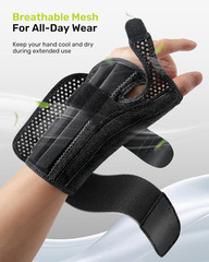 Thumb Brace & Wrist Splint for Left Right Hand, Thumb Spica Support for Arthriti