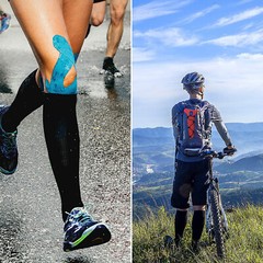 Compression 20-30MMHG Socks Pain Relief Calf Leg Foot Support Stocking Men Women