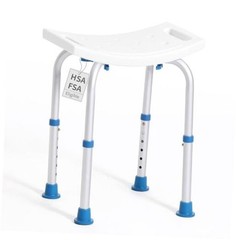 FSA/HSA Eligible Shower Chair for Inside Shower, Basic Rectangular Shower Stool