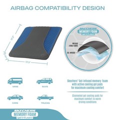 Sketchers Gel-Infused Cooling Memory Foam Seat Cushion