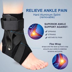 Ankle Brace with Protective Guards Ankle Support Ankle Sprains for Men Women