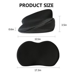 Car Seat Cushion – Memory Foam Car Seat Pad – Sciatica & Lower Back Pain Reli…
