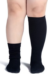 Extra Wide Plus Size Compression Socks for Women & Men Calf Support S-XXL 3XL