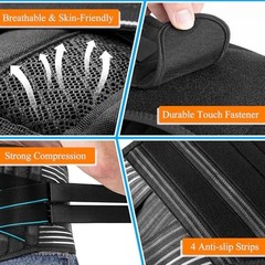 Plus Size 4XL/5XL Back Brace for Men & Women, Strong Support Belt for Sciatica &