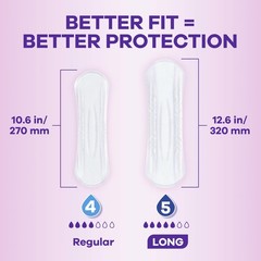 Always Discreet Pads for Women Moderate Absorbency 57 Count