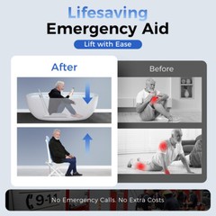 2-In-1 Electric Chair Lift – Floor & Bath Lift For Elderly, Foldable