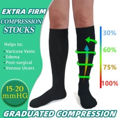 3 Pack Copper Compression Socks (10-15mmHg) Moisture Wicking Support Stockings++