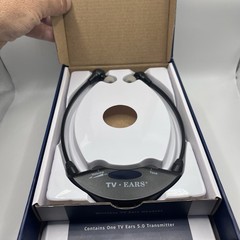 TV Ears 5.0 Analog Wireless Voice Clarifying Headset System in Box With Manual