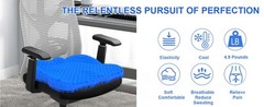 Thicken 19.7in Seat Cushion, Gel Seat Cushion for Long Sitting–Office Chair,