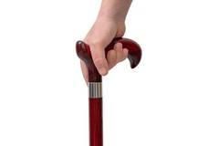 Dr. Watson – Handcrafted Wooden Walking Stick, Walking Cane with Derby Handle