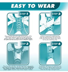 Med Spec ASO Ankle Stabilizer – Lace Up Ankle Brace for Sprained Ankle Small