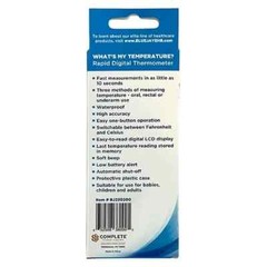 Rapid Digital Electronic Fast Thermometer Measurements in as little as 10 second