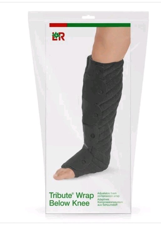 L&R Solaris Tribute Lymphedema Compression Wrap -Below Knee Right Leg XL Regular