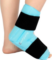 Ankle Foot Ice Pack Wrap for Plantar Fasciitis, Sprains, Heel Spur, Swelling,…