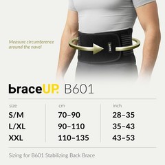 BraceUP Back Support Belt for Men and Women – Breathable Waist Lumbar Lower Back