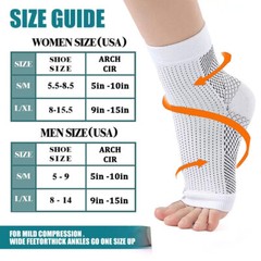 3Pairs Soothe Compression Socks for Neuropathy Pain Ankle Brace Plantar Fasciiti