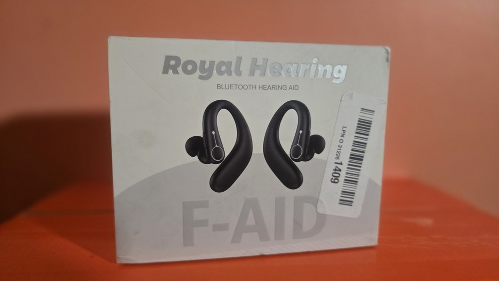 Royal Hearing Rechargeable Hearing Aid Black F-AID