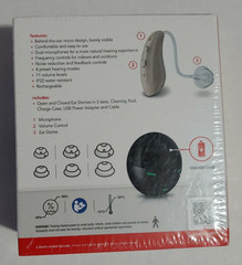 RCA OTC Rechargeable Dual Microphone Behind Ear Right & Left Hearing Aid Pair
