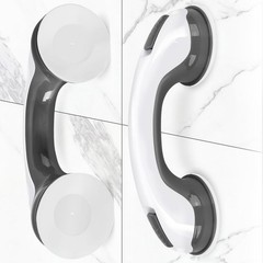 12 Inch Shower Grab Bars for Bathroom with Strong Suction Cup Safety Rail