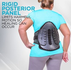 Lumbar Decompression Back Brace – Adjustable Semi-Rigid Lumbosacral Corset Be…