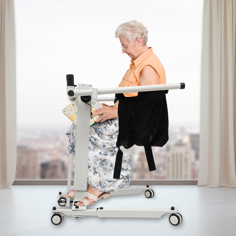 Electric Patient Lift Transfer Chair, Foldable Wheelchair And Car Transfer