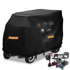 Waterproof 420D Mobility Scooter Cover for 3-4 Wheel Scooters L49x23x39in – Dura