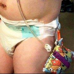 Handmade Wiggly Bag / Hickman Line Bag / Feeding tube / 97+ patterns