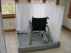 Wheelchair-accessible Showers | Portable Handicap Shower | LiteShower Bariatric