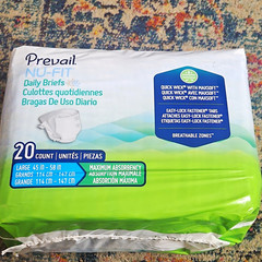 Prevail NU-FIT Daily Briefs Large 45-58 in Maximum Absorbency, Breathable