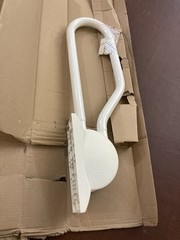 Handicare Hinged Arm Support Drop Down Rail Foldable White 330 lb LI2608