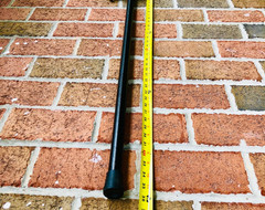 Self Defense Cane – Black Bronze – Beautiful Cast Dragon Head Handle – Tall 38″